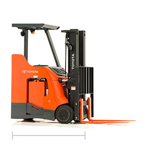 REACH TRUCK 2,500 A 4,500 LB